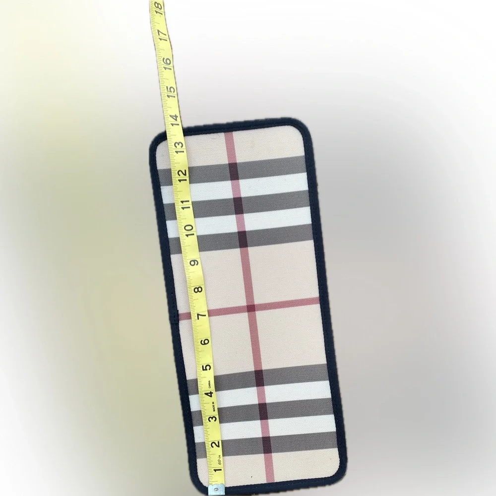 BURBERRY NOVA CHECK Shopper/Footed TOTE🔥HUGE!🔥PVC/Leather w/pouch🔥HOT ITEM!🔥 - Picture 12 of 15